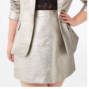 Gold Metallic Skirt ♡